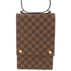 Louis Vuitton Damier Ebene Brown Portobello Shoulder Bag